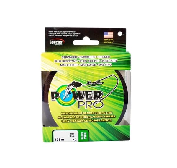 Fiskesnøre Power Pro 135m 0,19mm Mosgrøn 13kg
