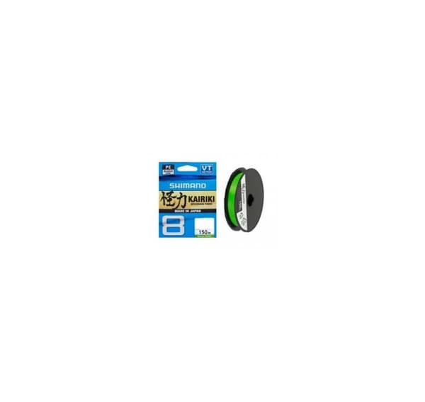 Flettet fiskesnøre Shimano Kairiki PE Mantis grøn 150m 0,215mm 20,80kg