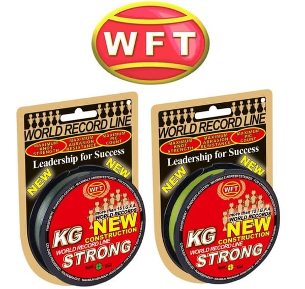 Flettet line WFT KG Strong 150m 32kg grøn