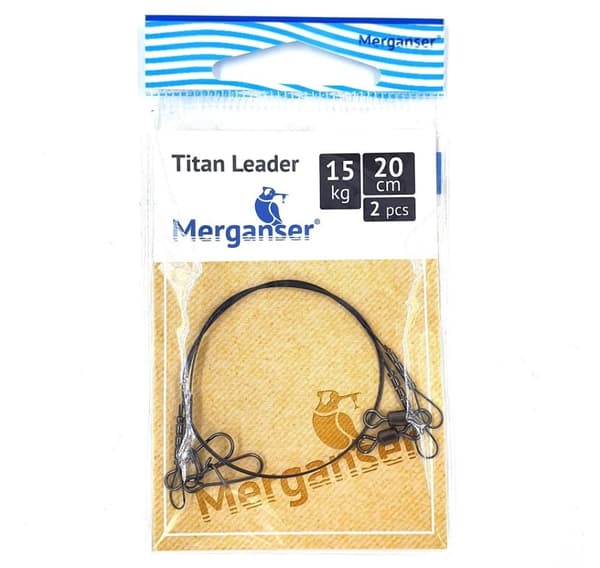 Titanleder, 15 kg, 20 cm, 2 stk, Merganser