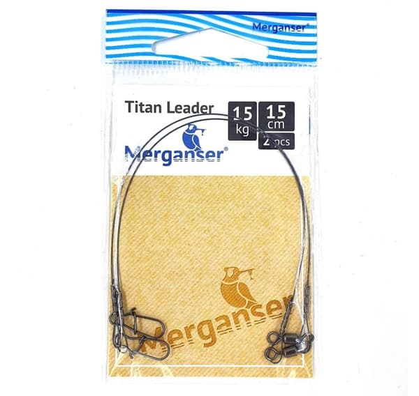 Titanleder, 15 kg, 15 cm, 2 stk, Merganser