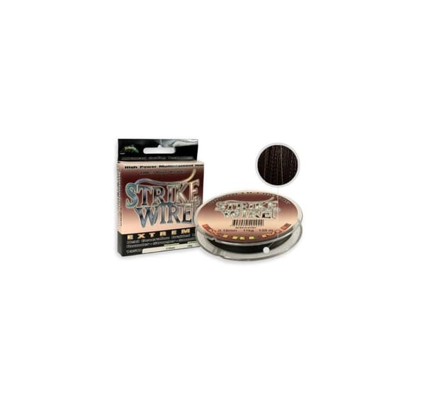 Strike-Pro flettet fiskeline Strike Wire 275m 0,43mm 48kg grøn
