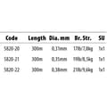Miniatyrbillede 2 af 2: Strategy Fluorcarbon Fluorsilk 300 M  0.310 mm