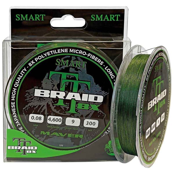Maver Flettet Line Tt 8x 300 M  0.120 mm