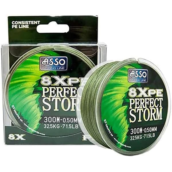 Asso 8x Perfect Storm 300 M Punottu Siima  0.320 mm