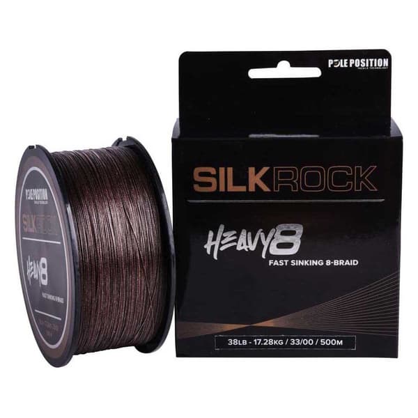 Pole Position Silkrock Heavy8 500 M Flettet Fiskesnøre  0.330 mm