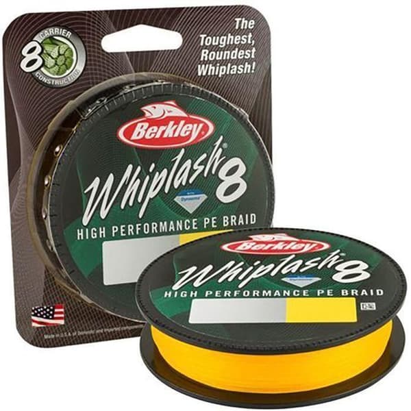 Berkley Whiplash 8 Braid Yellow 150 m - 10/100 - 14,8 kg