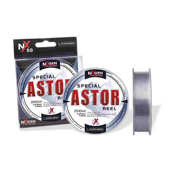 Colmic Astor Monofilament 200 M 6 Enheter Silver 0.208 mm