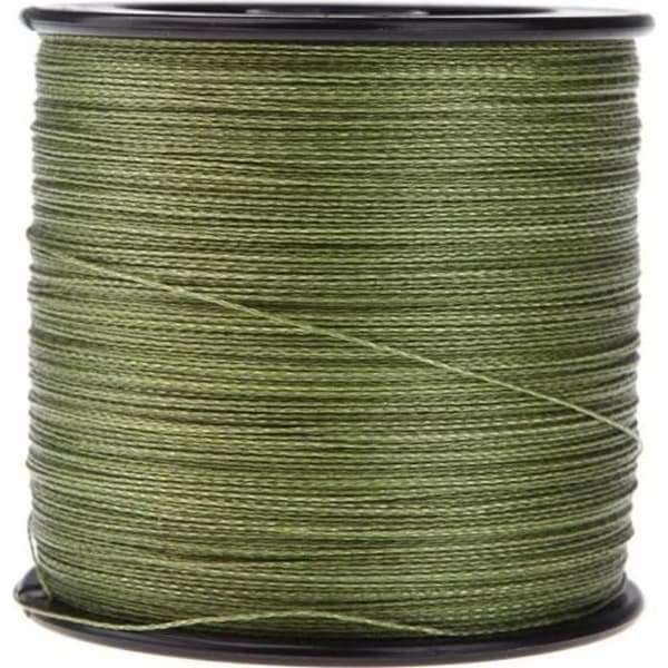 Fisklina - SODIAL - Dyneema 500M - 30LB - 0,26 mm - 4 trådar flätade - Grön