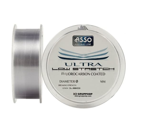 Siima ASSO Ultra Low Stretch 150m 0,28mm/11,9kg harmaa