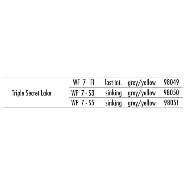 Traper Fly Gst Triple Secret Lake Fi Fluefiskesnøre 37.5 M Transparent Line 7