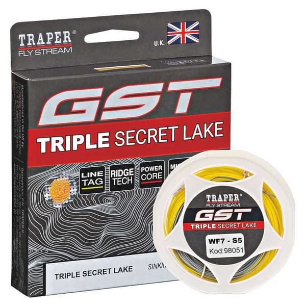 Traper Fly Gst Triple Secret Lake Fi Fluefiskesnøre 37.5 M Transparent Line 7