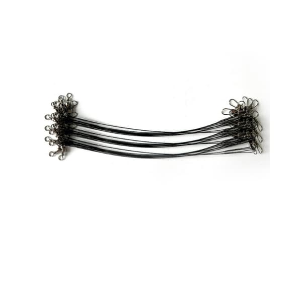 INF Fishing Leader Wire med Snap og Swivel
