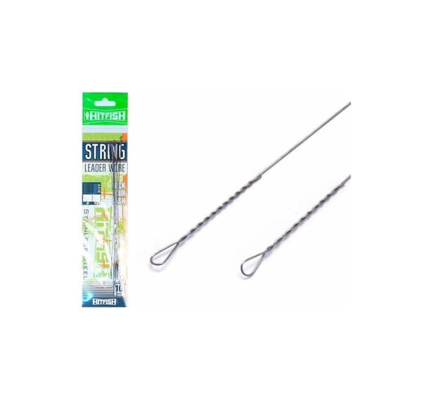 HITFISH String Leader Wire 200cm d 0,35 13kg 9stk