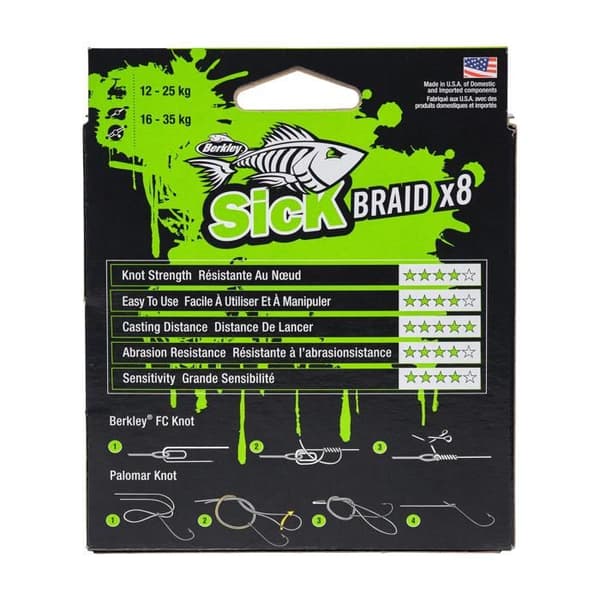 Berkley Bskbvs65-Rd Bk Sick Brd fiskelinje