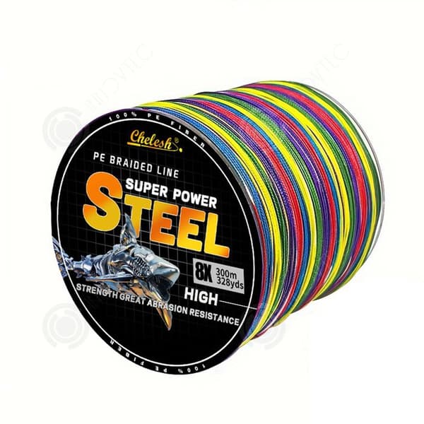 INN Nylontråd 8 flätad bete PE-linje flerfärgad 1 meter 1 färg 300m 6kg flersträngad råsilke superdraglina tre