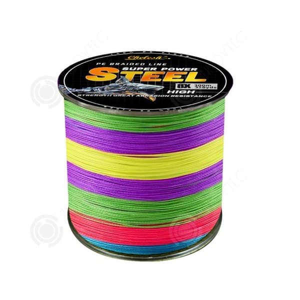 INN Nylontråd 8 fläta Luya PE färgglad linje 10 meter 1 färg 300m 6kg superstark råsilke flertrådig flätlinje