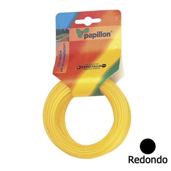 Hilo Nylon Papillon - Redondo - Gul - 2,4 mm - Rollo 15 m