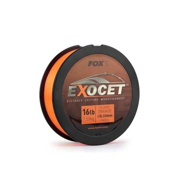 Fox Exocet Fluoro Orange Mono 0.30mm 14lb - 6.5kg (1000m)