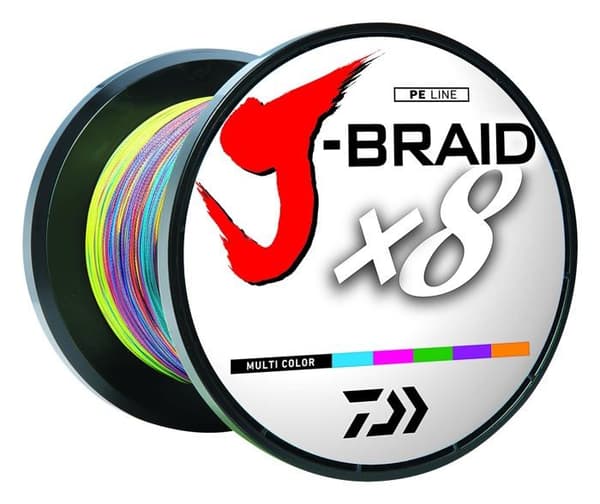 Nylon - fiskelina - Daiwa fläta - JB8U50-150MU - J-Braid Rund flätad lina 8 trådar 150 m
