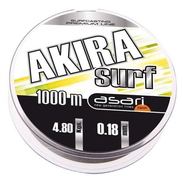 Monofilament fiskeledning - ASARI - Akira Surf - 3000 Mts - Hög kvalitet - Hög hållfasthet
