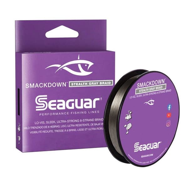 Nylon - fiskelinje - flätad Seaguar - 30SDSG150 - Unisex fiskelinje, Grå kamouflage, LB. Test: 30