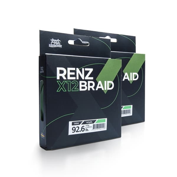 Renz-Stein Renz Braid X12 Fluo Green 130m 0,10mm 8kg