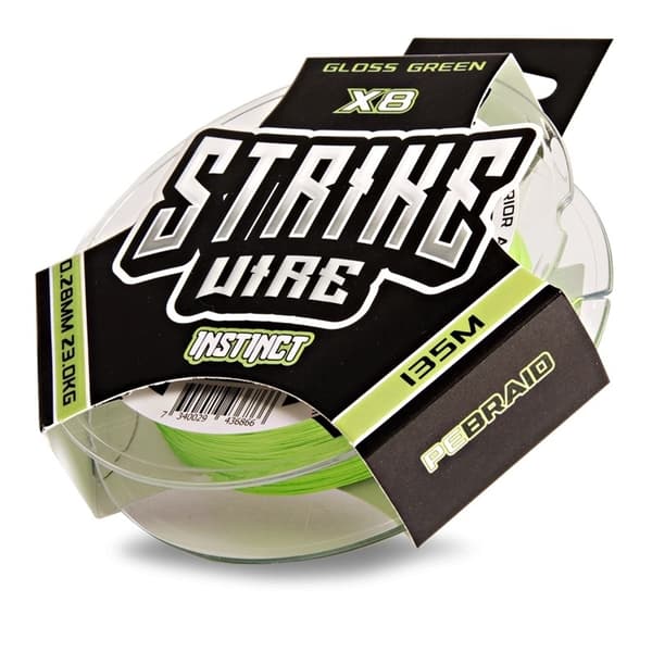 Strike Wire Instinct Braid X8, 0,23mm/ 16kg -135m, Gloss Green