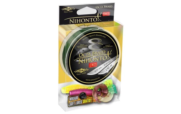 Mikado Nihonto OCTA FLETNING GRØN 0,08/150M |Z24G-008