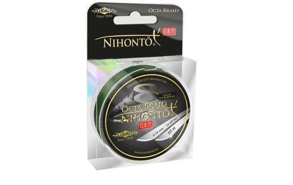 Mikado Nihonto OCTA FLÄTA GRÖN 0.10/10M |Z23G-010