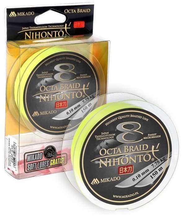 NIHONTO OCTA BRAID 0.16 FLUO 150M |Z24F-016