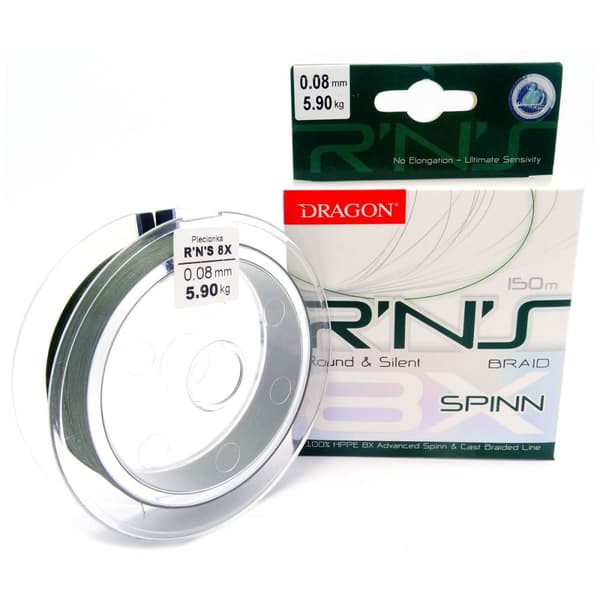 Dragon R'N'S 8X Spinnfläta 0,08 mm 150 m 42-03-108 | PDF-42-03-108
