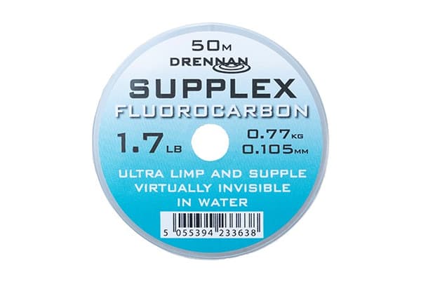 Drennan Supplex FLUOROCARBON 0.105MM 50M 0.77KG 1.7LB LCSPXF017 |LCSPXF017