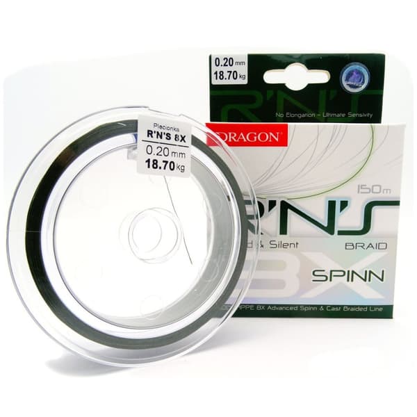 Dragon R'N'S 8X Spinnfläta 0,20 mm 150 m 42-03-120 | PDF-42-03-120