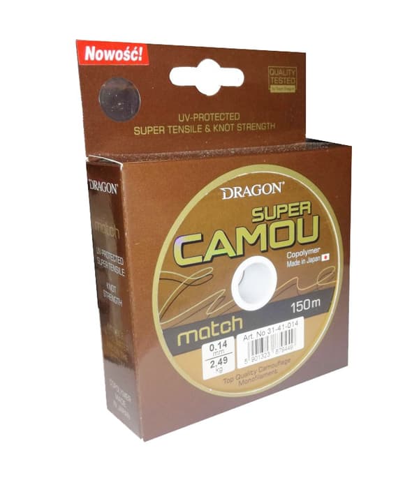 Dragon Super CAMOU MATCH-lina 0,14 mm 150 m 31-41-014 | PDF-31-41-014