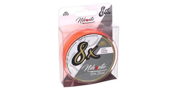 Fläta - Nihonto OCTA FLÄTA - 0,40 mm/39,8 kg/150 m - FLUOGUL - 1 förpackning | Z24F-040