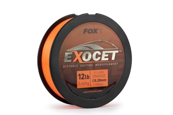 Fox Exocet Fluoro Orange Mono 0,33 mm 16 lb / 7,5 kg (1000 m) | CML179