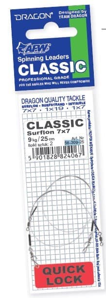 Dragon QUICK LOCK 7x7 Surflon -peruke 9 kg 30 cm 2 kpl.