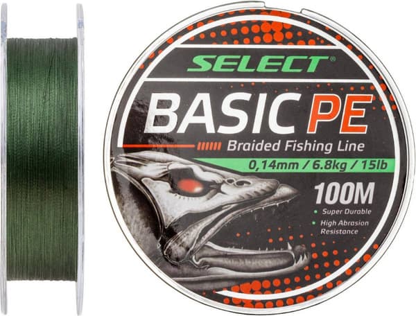 Select Basic PE 150 m (mörkgrön) 0,14 mm 15 lb/6,8 kg |[18701823]