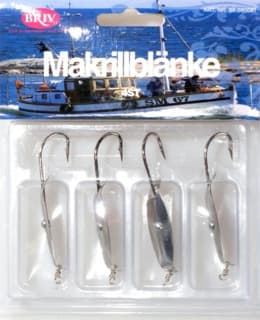 Rostfria Makrillblänken, 4 st