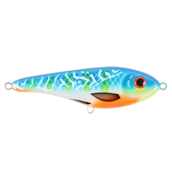 Strike Pro Buster Jerk II, Susp, 12cm, 37g - Blue Fire