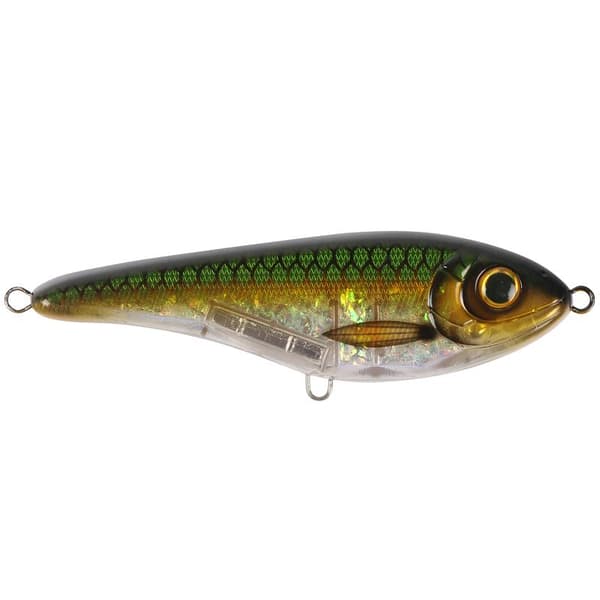 Strike Pro Buster Jerk II, Susp, 12cm, 37g - Emerald Herring