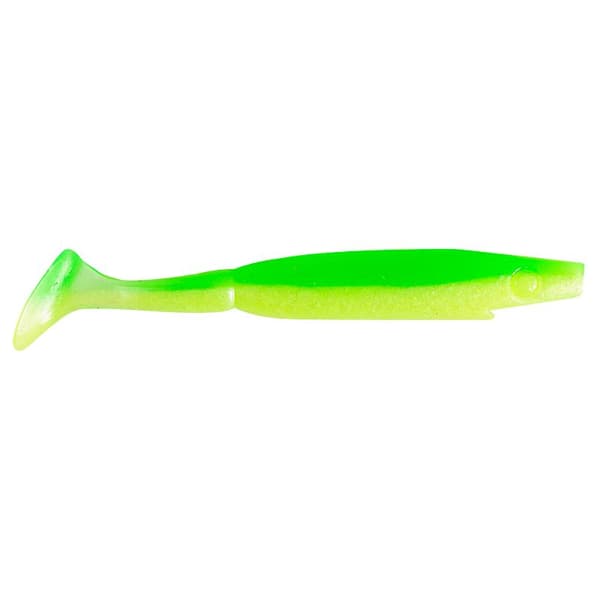 Piglet Shad, 8,5cm, 4g - Limetreuse - 8pcs