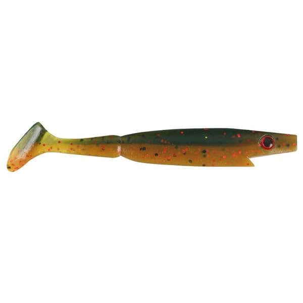 Piglet Shad, 10cm, 7g - Chartreuse Mullet - 6pcs