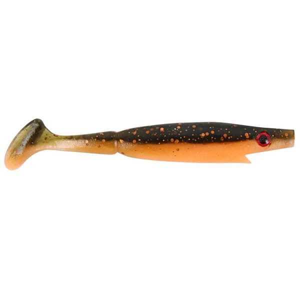 Piglet Shad, 10cm, 7g - Black Pumpkin - 6pcs