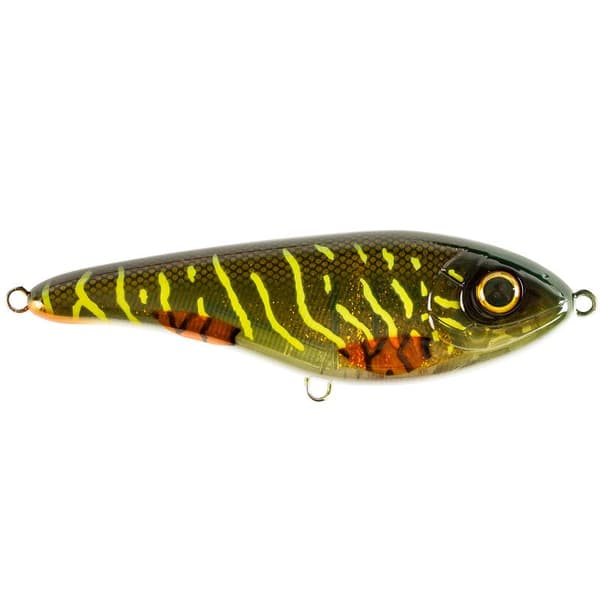 Strike Pro Buster Jerk, Sinking, 15cm, 75g - Green Motoroil Pike UV