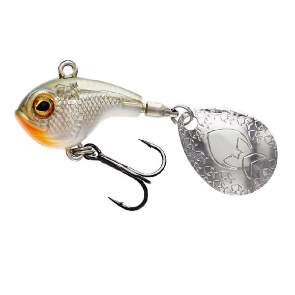 Westin DropBite Spin Tail Jig 3,4cm 17g Clear Olive