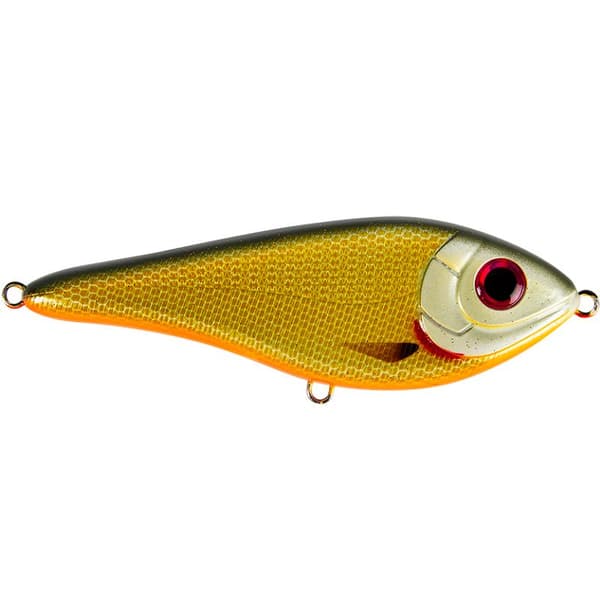 Strike Pro Buster Swim Bait, Slow Sink, 13cm, 65g - Dirty Roach