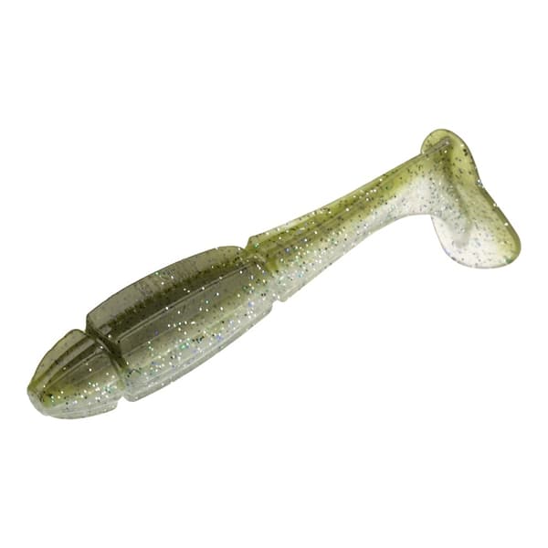 13 Fishing Churro Paddle Tail Swimbait, 11cm, 10g - Glitter Bomb - 6pcs