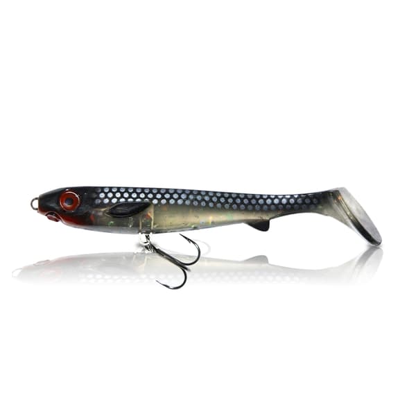 EJ Lures Flatnose Shad Jr New Moon With Stinger 15cm, 2-pack